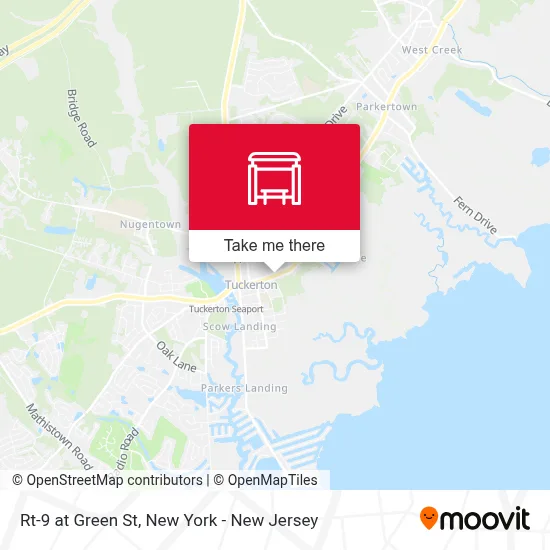 Rt-9 at Green St map