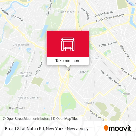 Broad St at Notch Rd map
