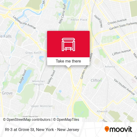 Rt-3 at Grove St map