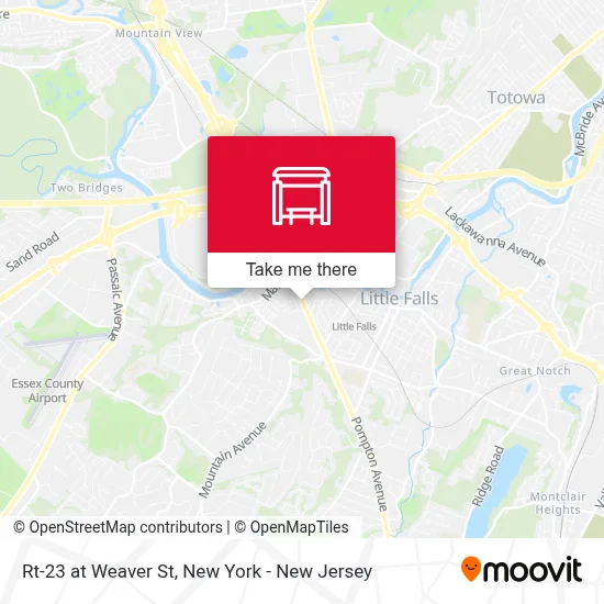 Rt-23 at Weaver St map