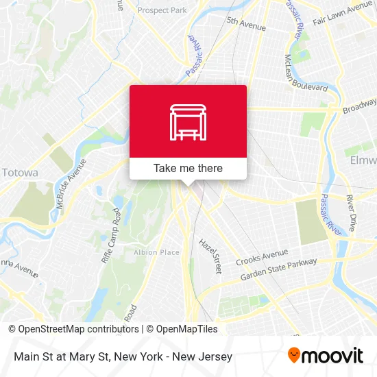 Main St at Mary St map