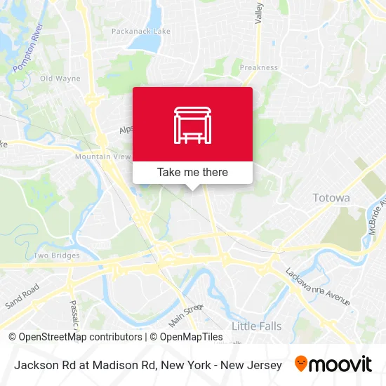Jackson Rd at Madison Rd map