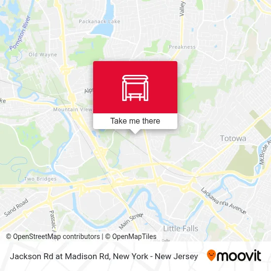 Jackson Rd at Madison Rd map