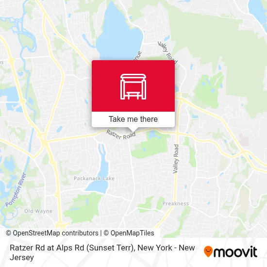 Ratzer Rd at Alps Rd (Sunset Terr) map