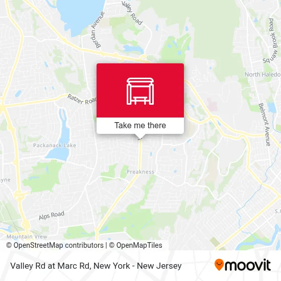 Valley Rd at Marc Rd map