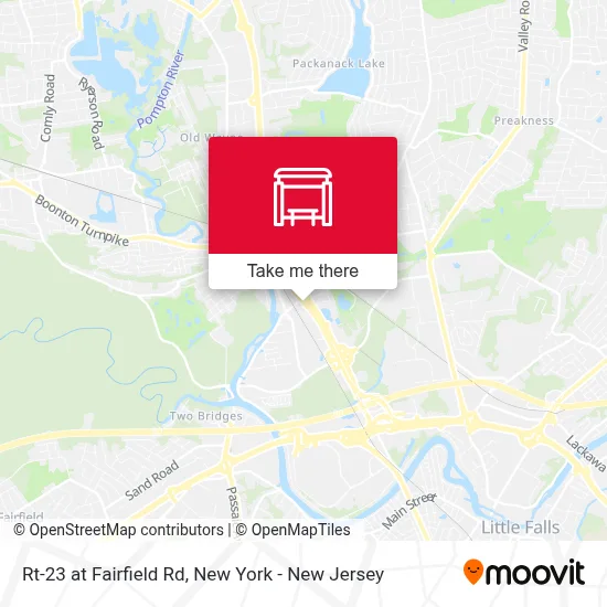 Rt-23 at Fairfield Rd map