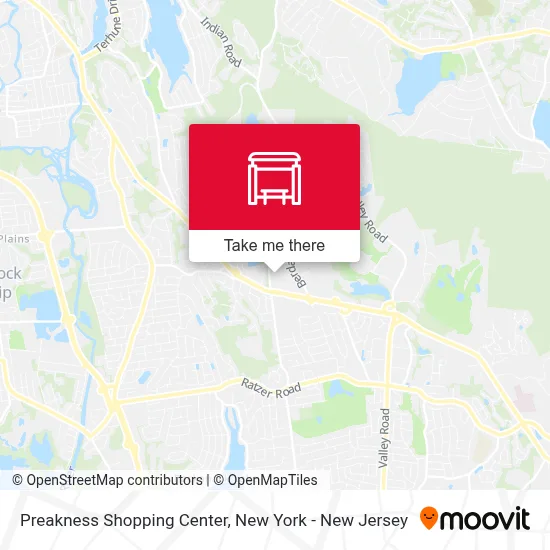 Preakness Shopping Center map