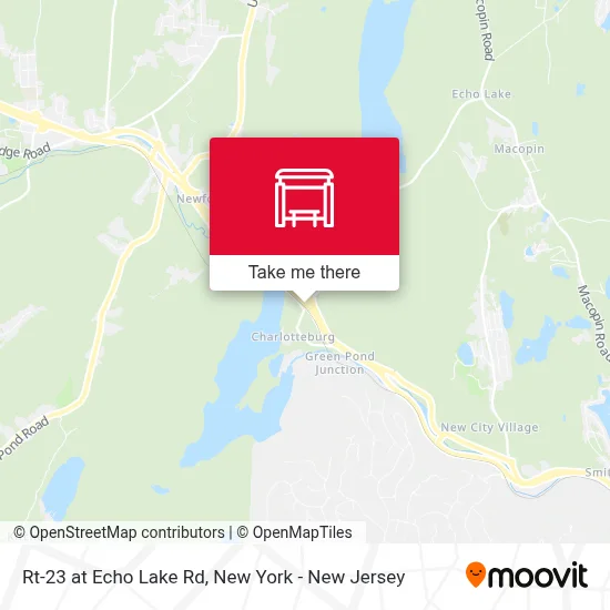Rt-23 at Echo Lake Rd map