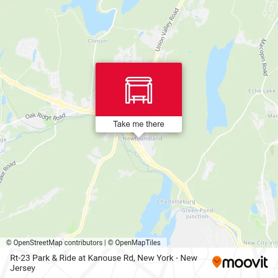 Rt-23 Park & Ride at Kanouse Rd map