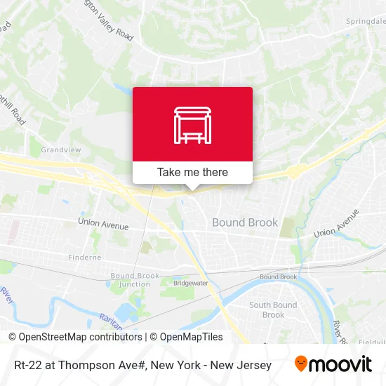 Rt-22 at Thompson Ave# map