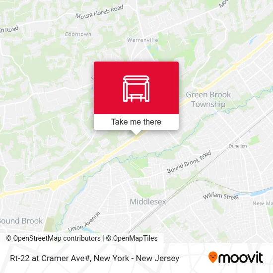 Rt-22 at Cramer Ave# map