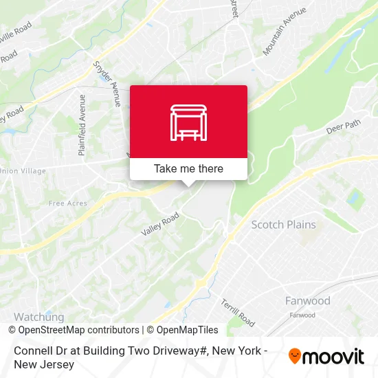 Connell Dr at Building Two Driveway# map