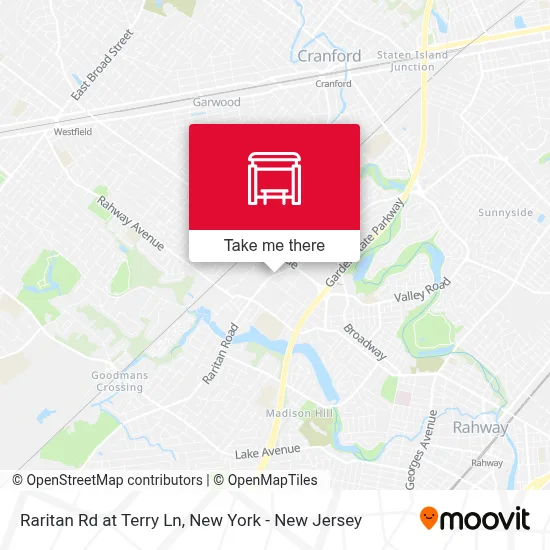 Raritan Rd at Terry Ln map