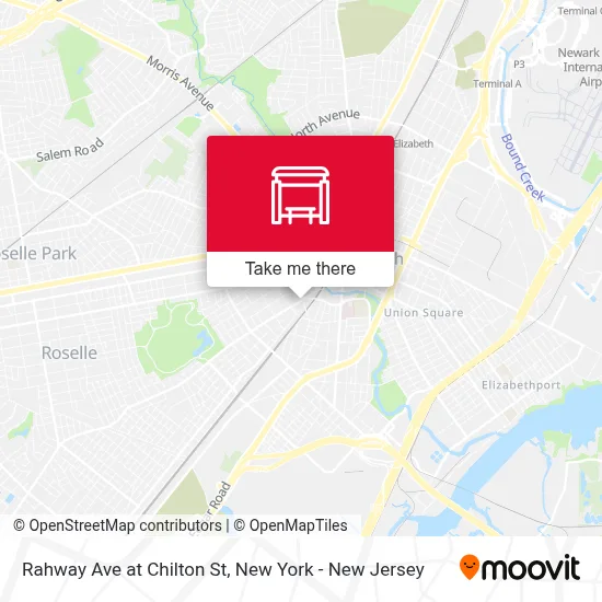 Rahway Ave at Chilton St map