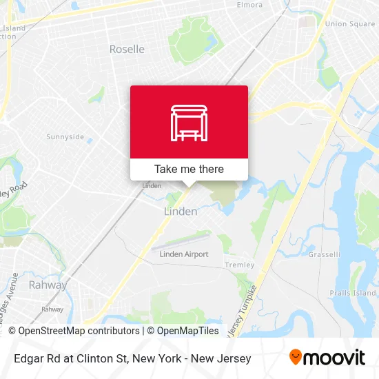 Edgar Rd at Clinton St map