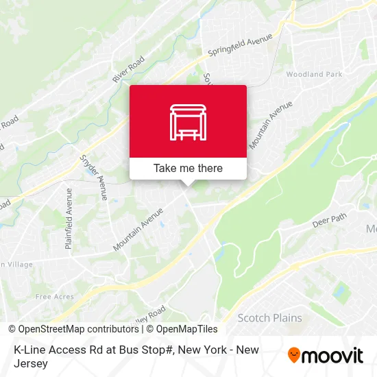 K-Line Access Rd at Bus Stop# map