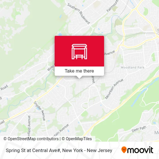 Spring St at Central Ave# map