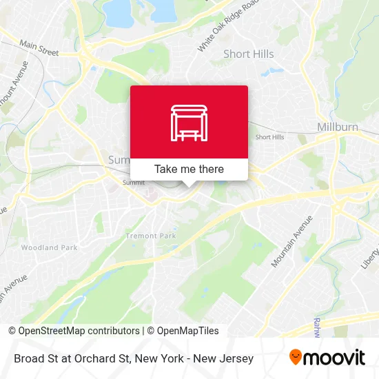Broad St at Orchard St map