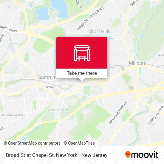 Broad St at Chapel St map