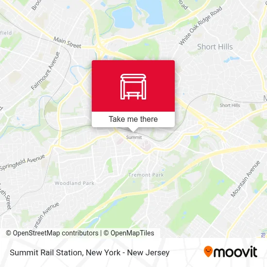 Summit Rail Station map