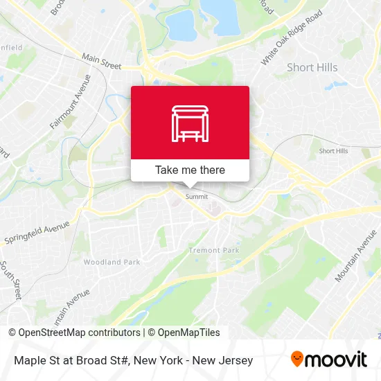 Maple St at Broad St# map