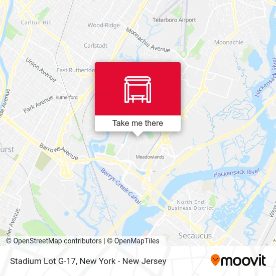 Stadium Lot G-17 map