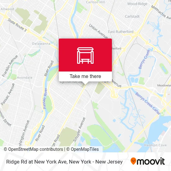 Ridge Rd at New York Ave map
