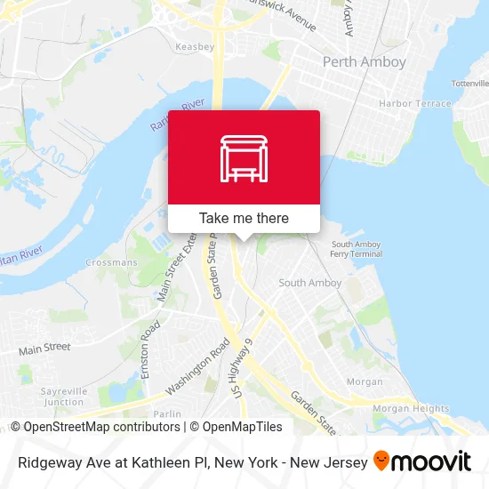 Ridgeway Ave at Kathleen Pl map