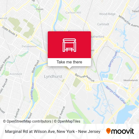 Marginal Rd at Wilson Ave map