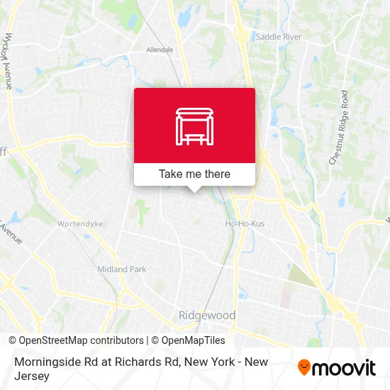 Morningside Rd at Richards Rd map
