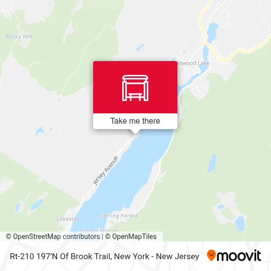 Rt-210 197'N Of Brook Trail map