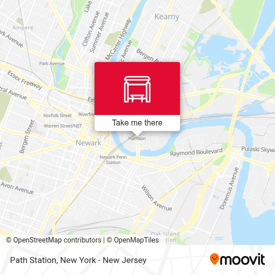 Path Station map