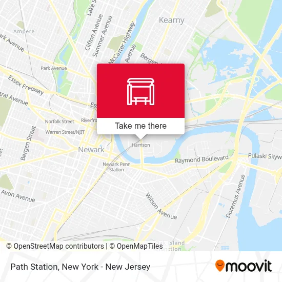 Path Station map
