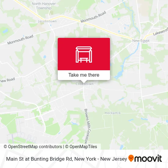 Main St at Bunting Bridge Rd map