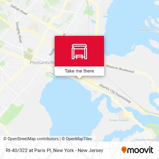 Rt-40/322 at Paris Pl map