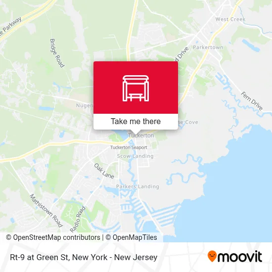 Rt-9 at Green St map