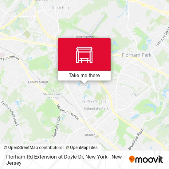Florham Rd Extension  at Doyle Dr map
