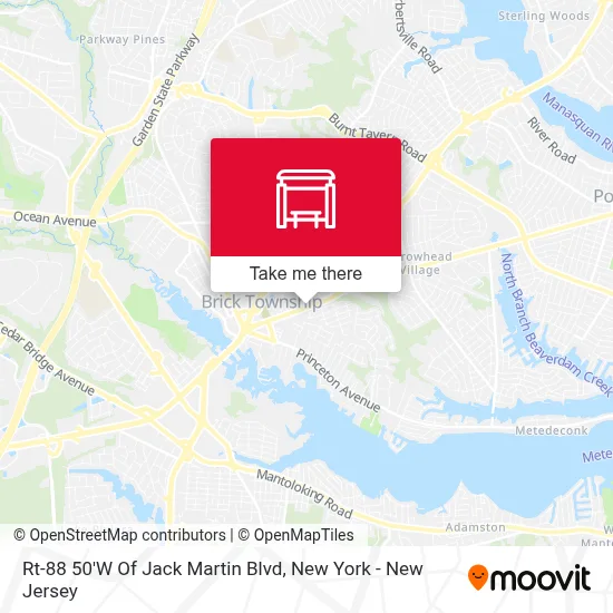 Rt-88 50'W Of Jack Martin Blvd map
