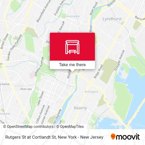 Rutgers St at Cortlandt St map