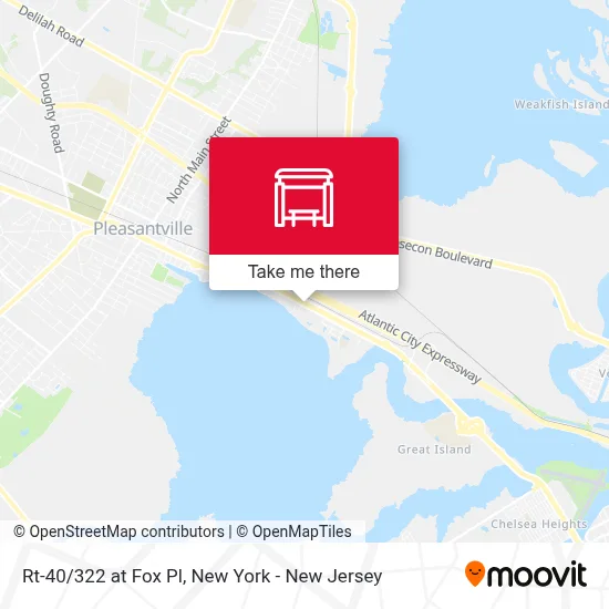 Rt-40/322 at Fox Pl map