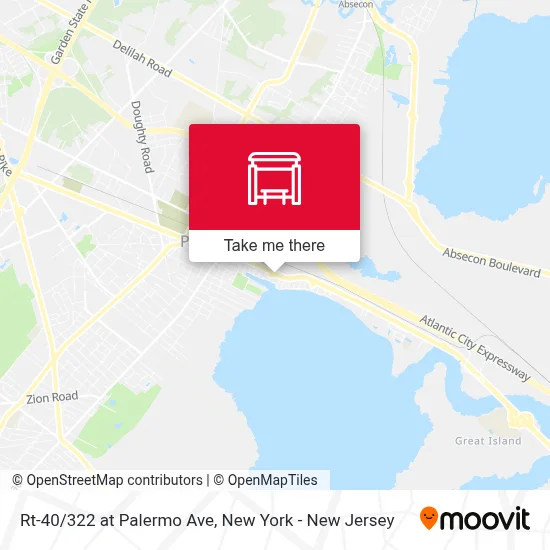 Rt-40/322 at Palermo Ave map