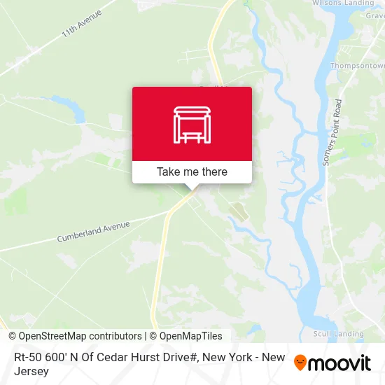 Rt-50 600' N Of Cedar Hurst Drive# map