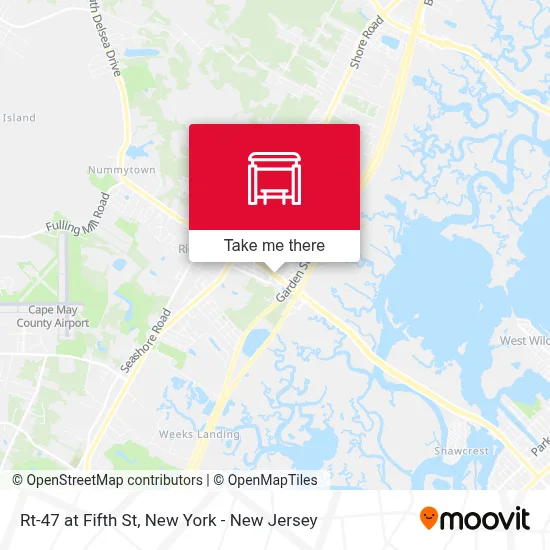 Rt-47 at Fifth St map