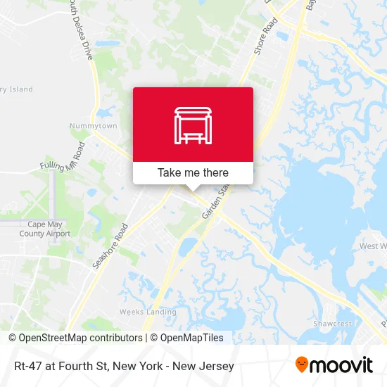 Rt-47 at Fourth St map