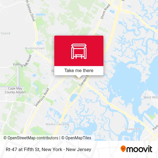 Rt-47 at Fifth St map