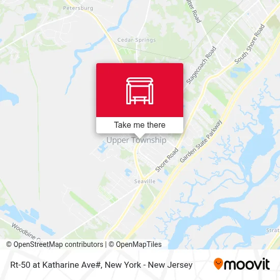 Rt-50 at Katharine Ave# map