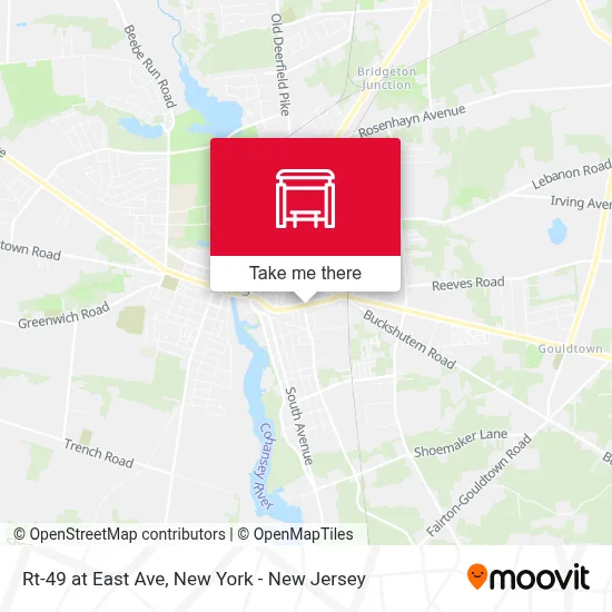 Rt-49 at East Ave map
