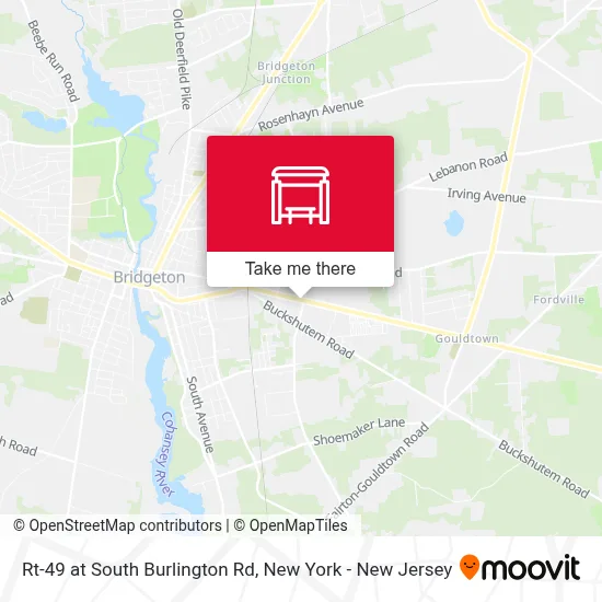 Rt-49 at South Burlington Rd map
