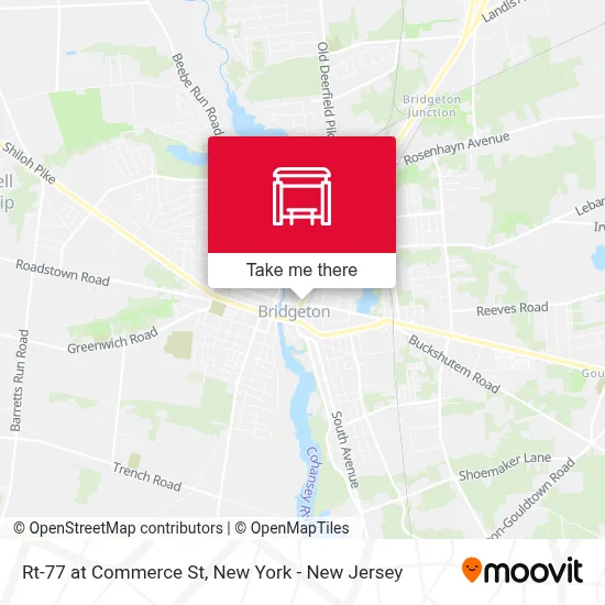 Rt-77 at Commerce St map