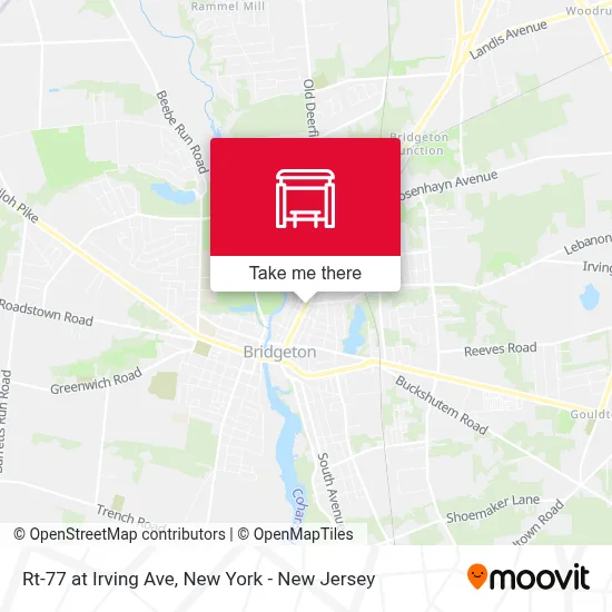 Rt-77 at Irving Ave map